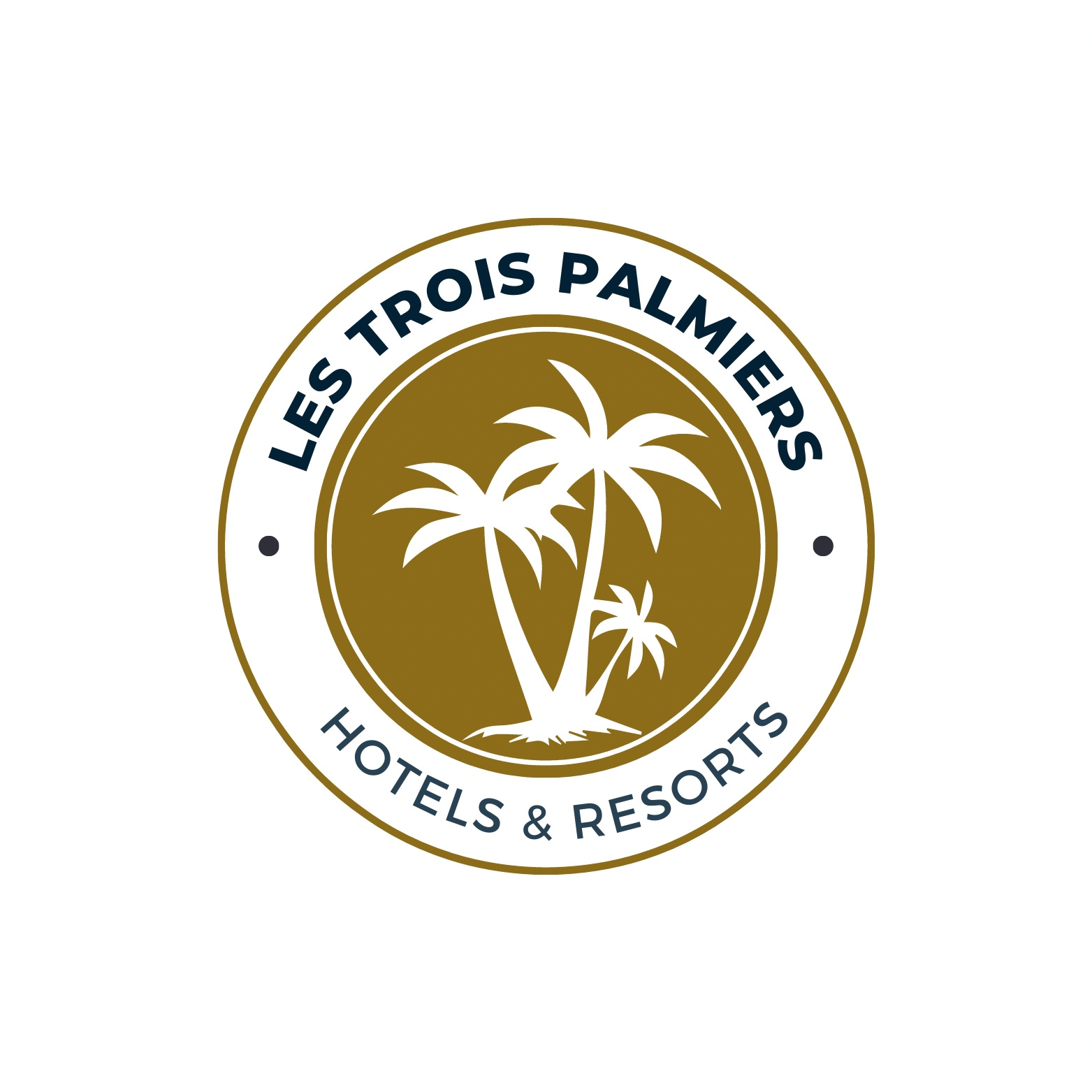 logo Hotel Les Trois Palmiers（莱斯托瑞斯帕尔米尔斯酒店）